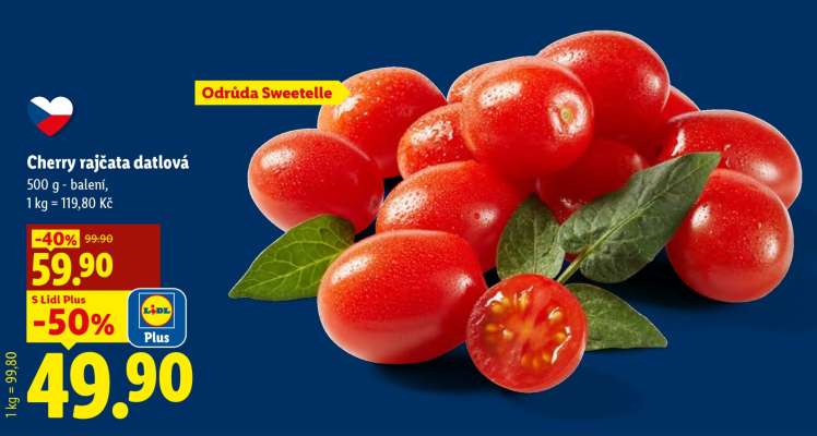 CHERRY RAJČATA DATLOVÁ