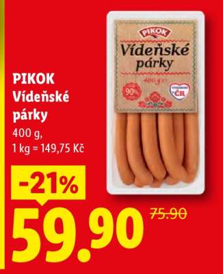PIKOK VÍDEŇSKÉ PÁRKY