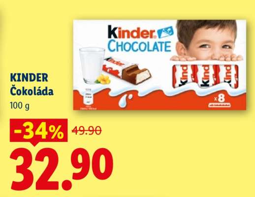 Kinder čokoláda