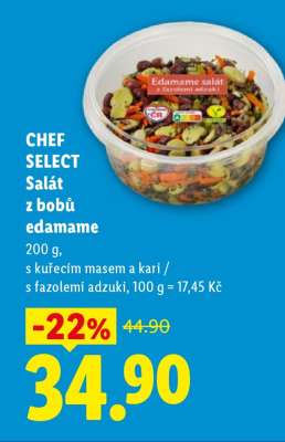CHEF SELECT Salát z bobů edamame
