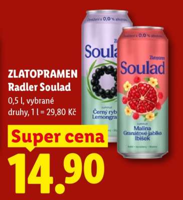 ZLATOPRAMEN Radler Soulad