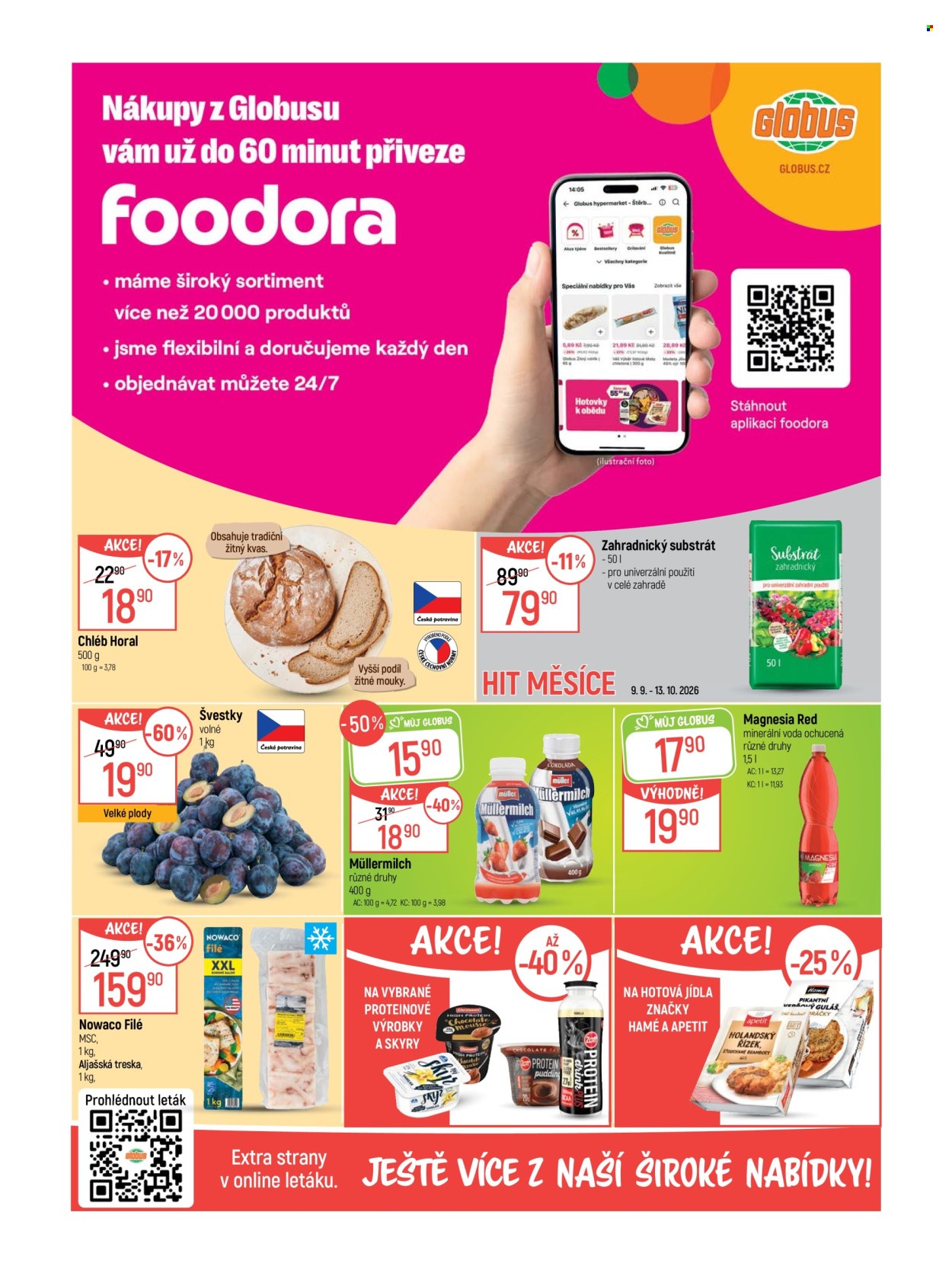Leták Globus - 9.9.2026 - 15.9.2026. Strana 2