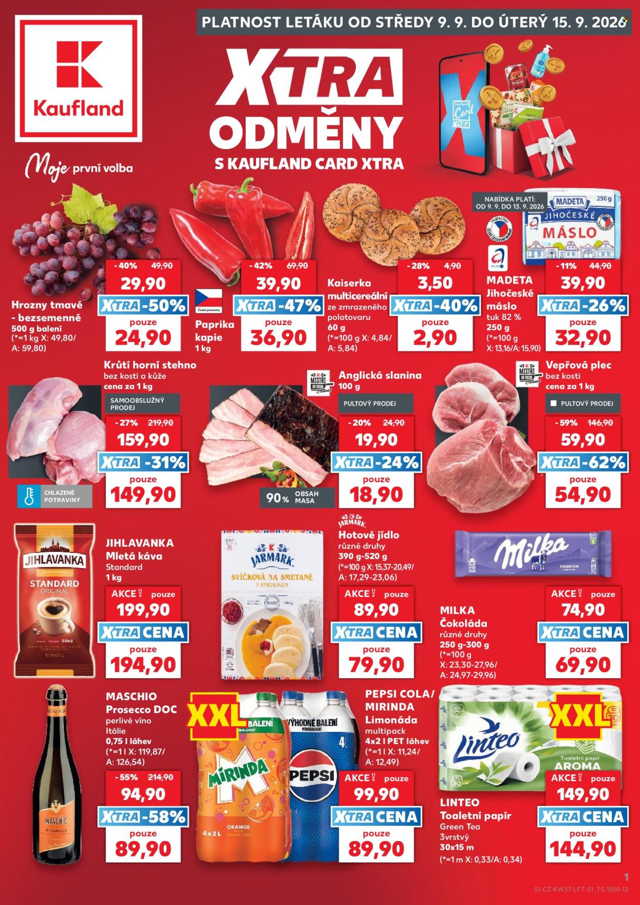 Leták Kaufland - 9.9.2026 - 15.9.2026. Strana 1