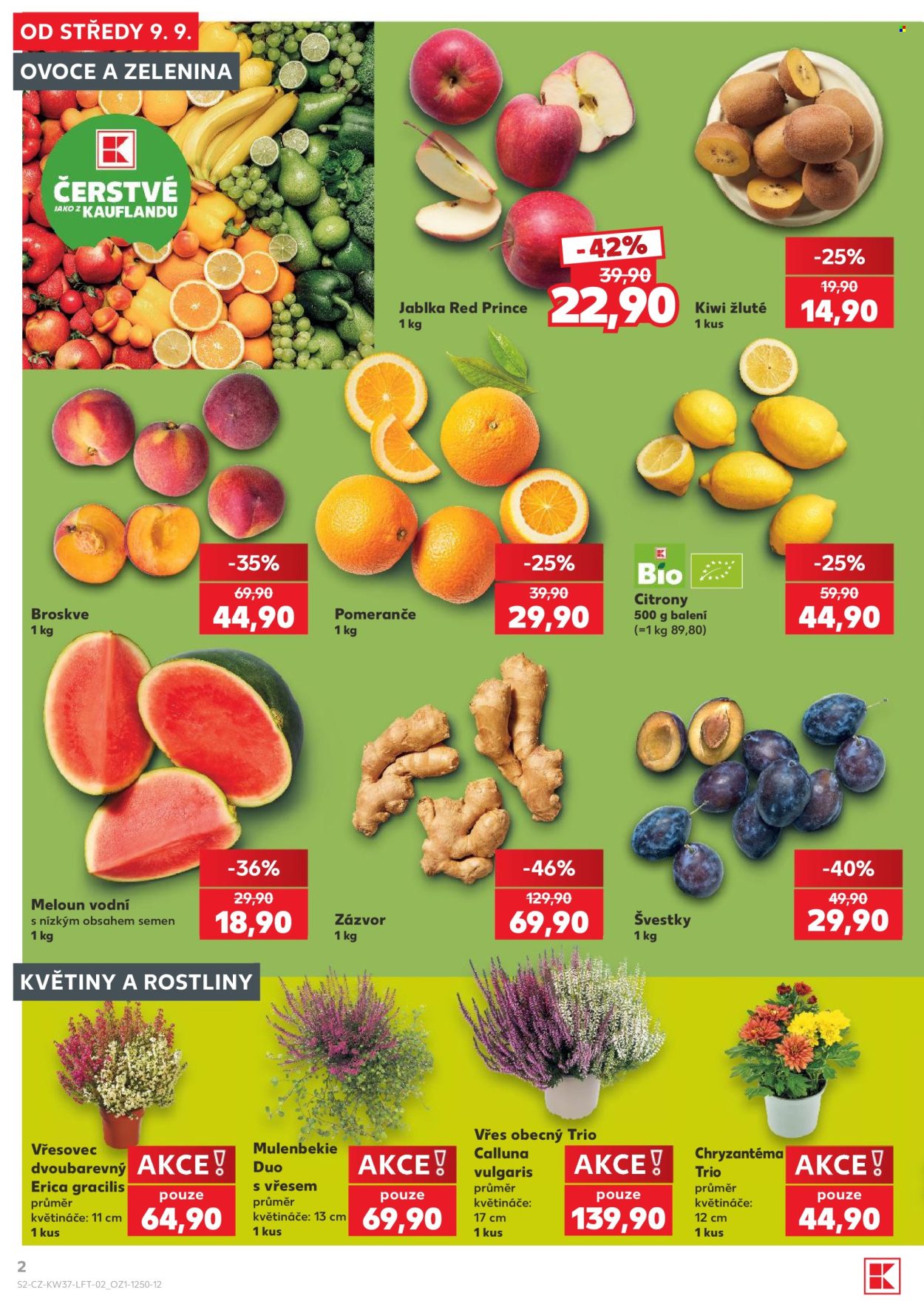 Leták Kaufland - 9.9.2026 - 15.9.2026. Strana 2