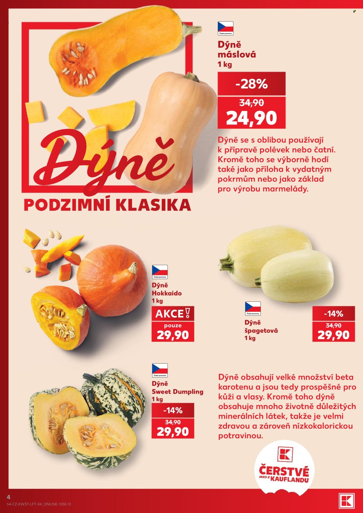 Leták Kaufland - 9.9.2026 - 15.9.2026. Strana 4