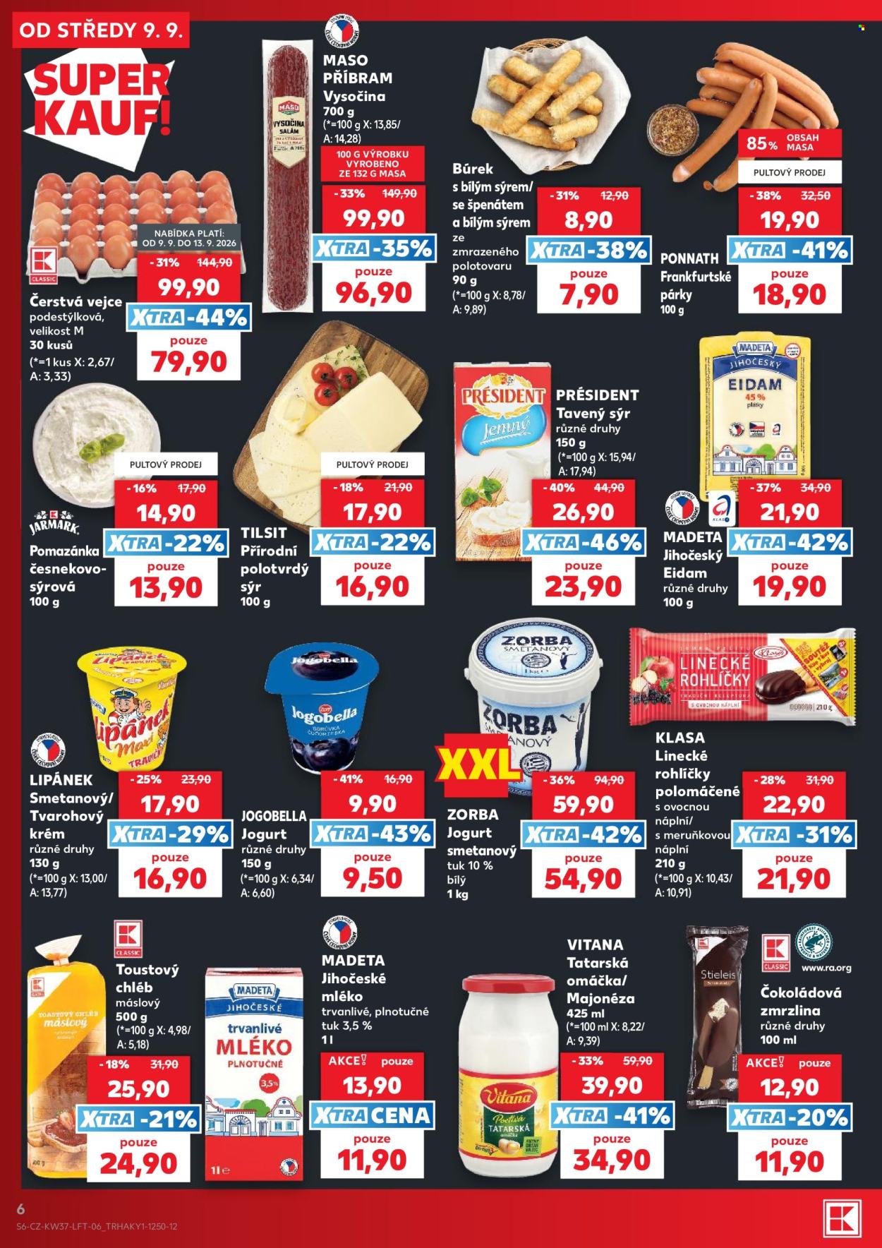 Leták Kaufland - 9.9.2026 - 15.9.2026. Strana 6