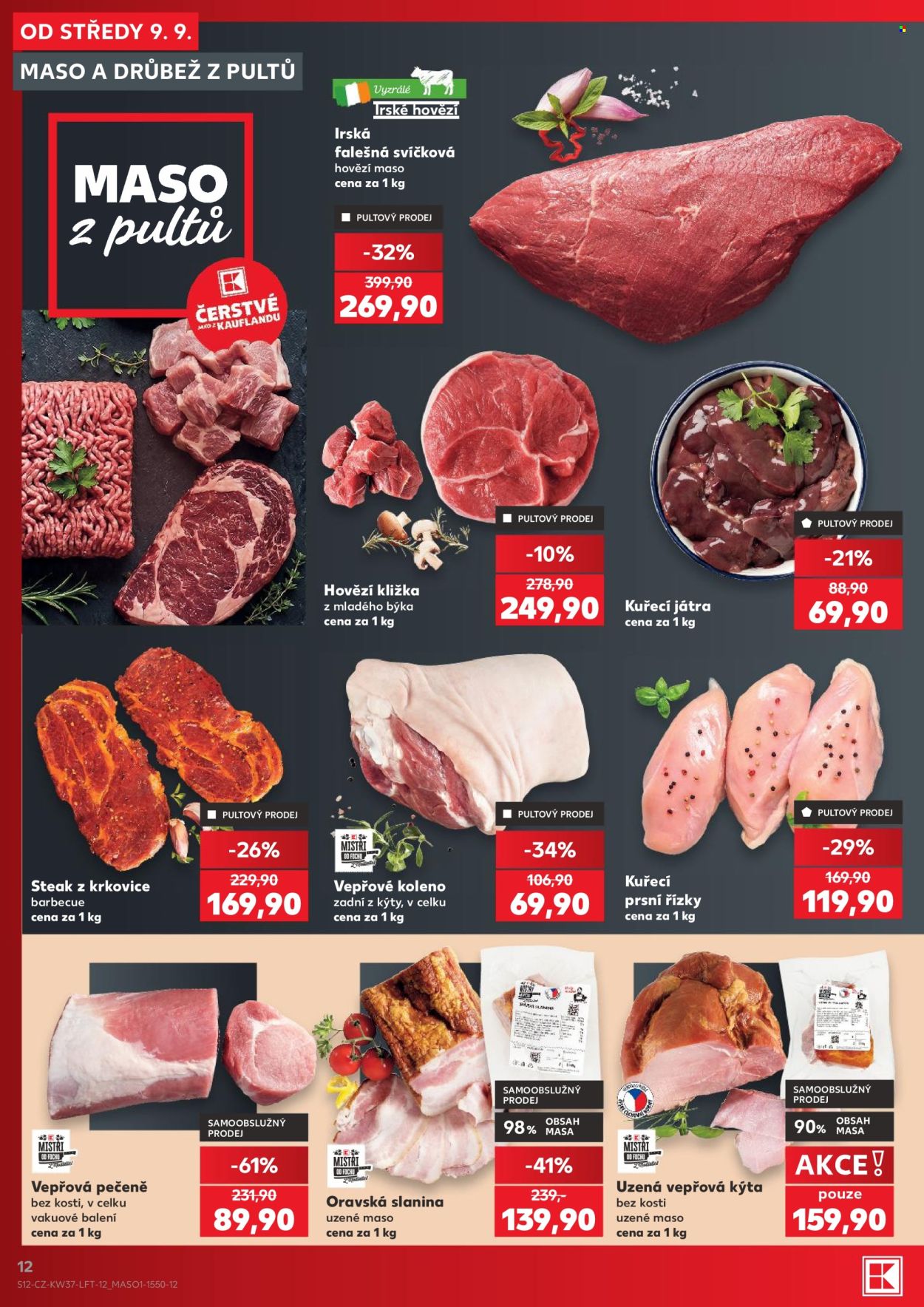 Leták Kaufland - 9.9.2026 - 15.9.2026. Strana 12