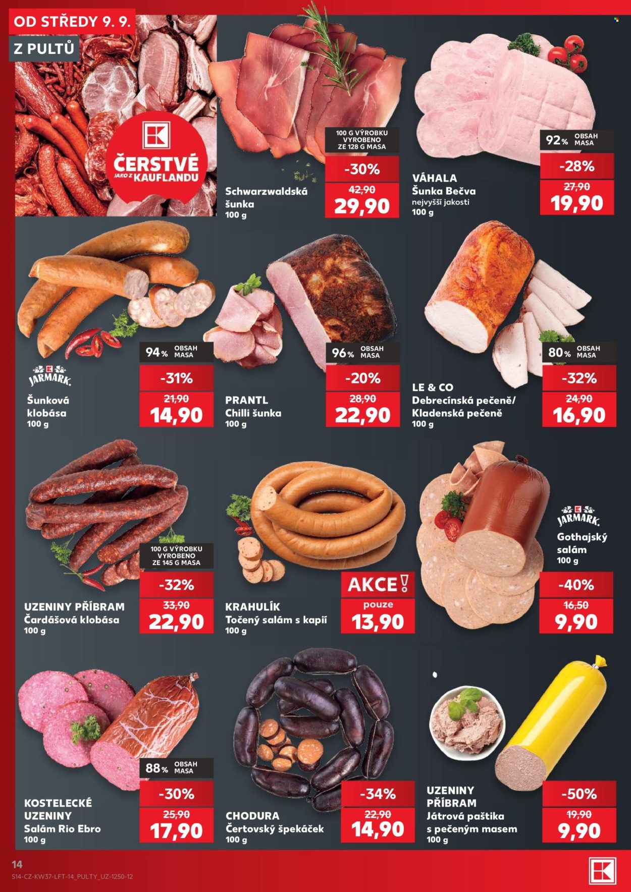 Leták Kaufland - 9.9.2026 - 15.9.2026. Strana 14
