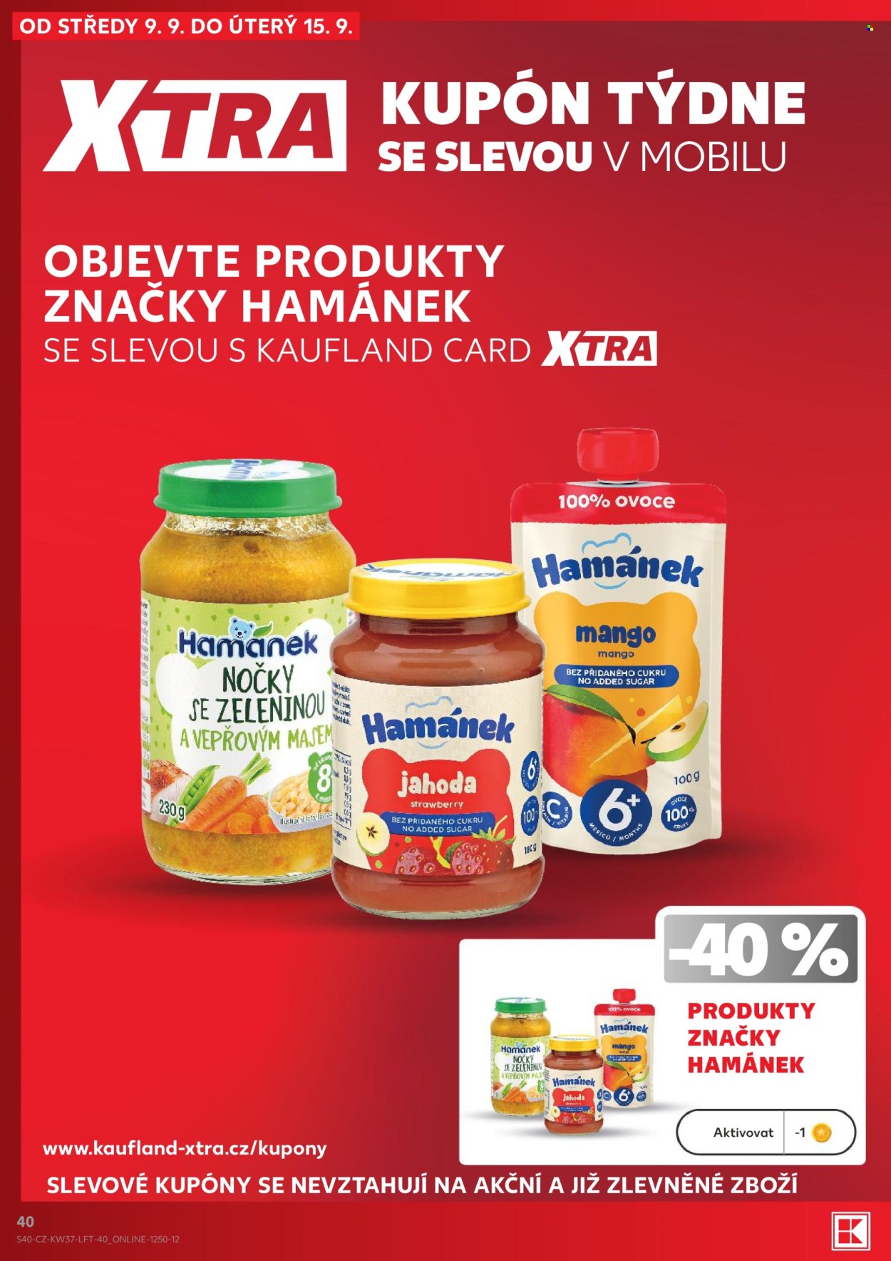 Leták Kaufland - 9.9.2026 - 15.9.2026. Strana 40