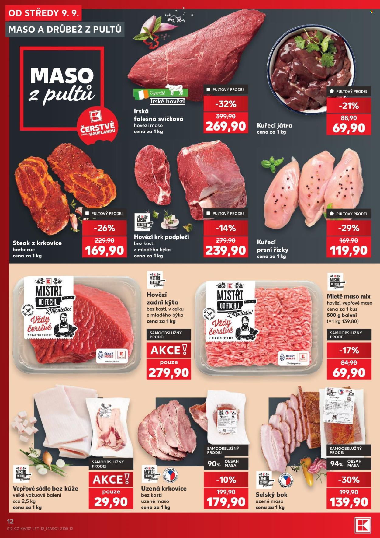 Leták Kaufland - 9.9.2026 - 15.9.2026. Strana 12