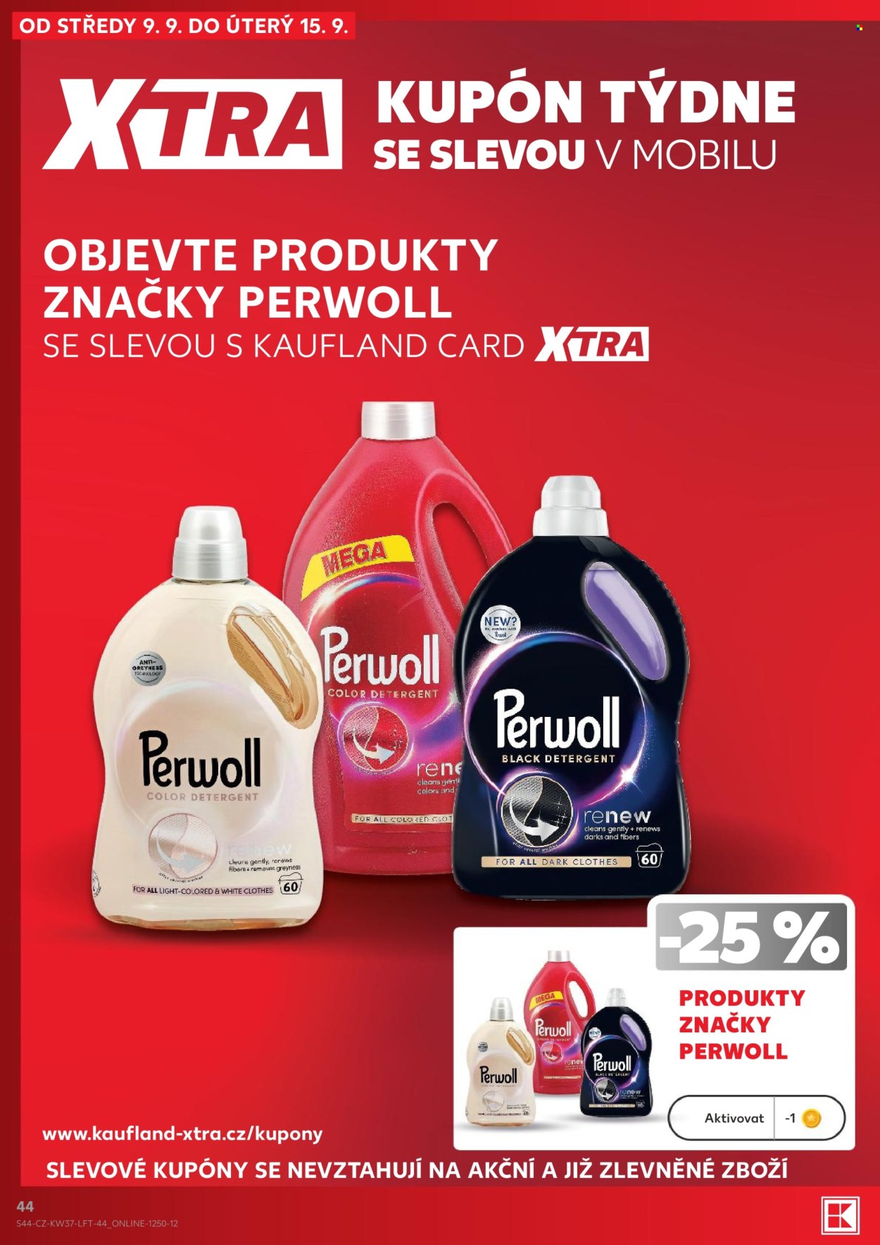 Leták Kaufland - 9.9.2026 - 15.9.2026. Strana 44