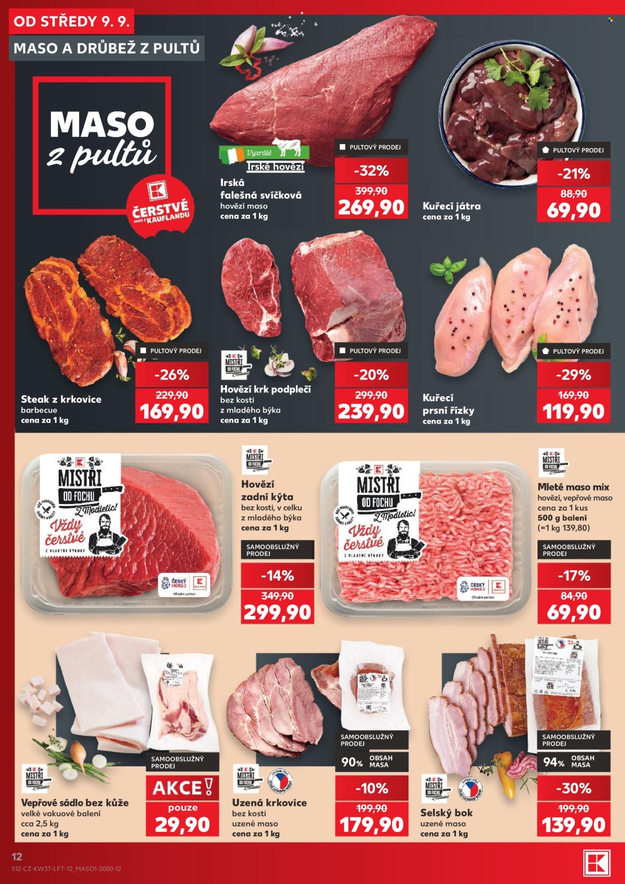 Leták Kaufland - 9.9.2026 - 15.9.2026. Strana 12
