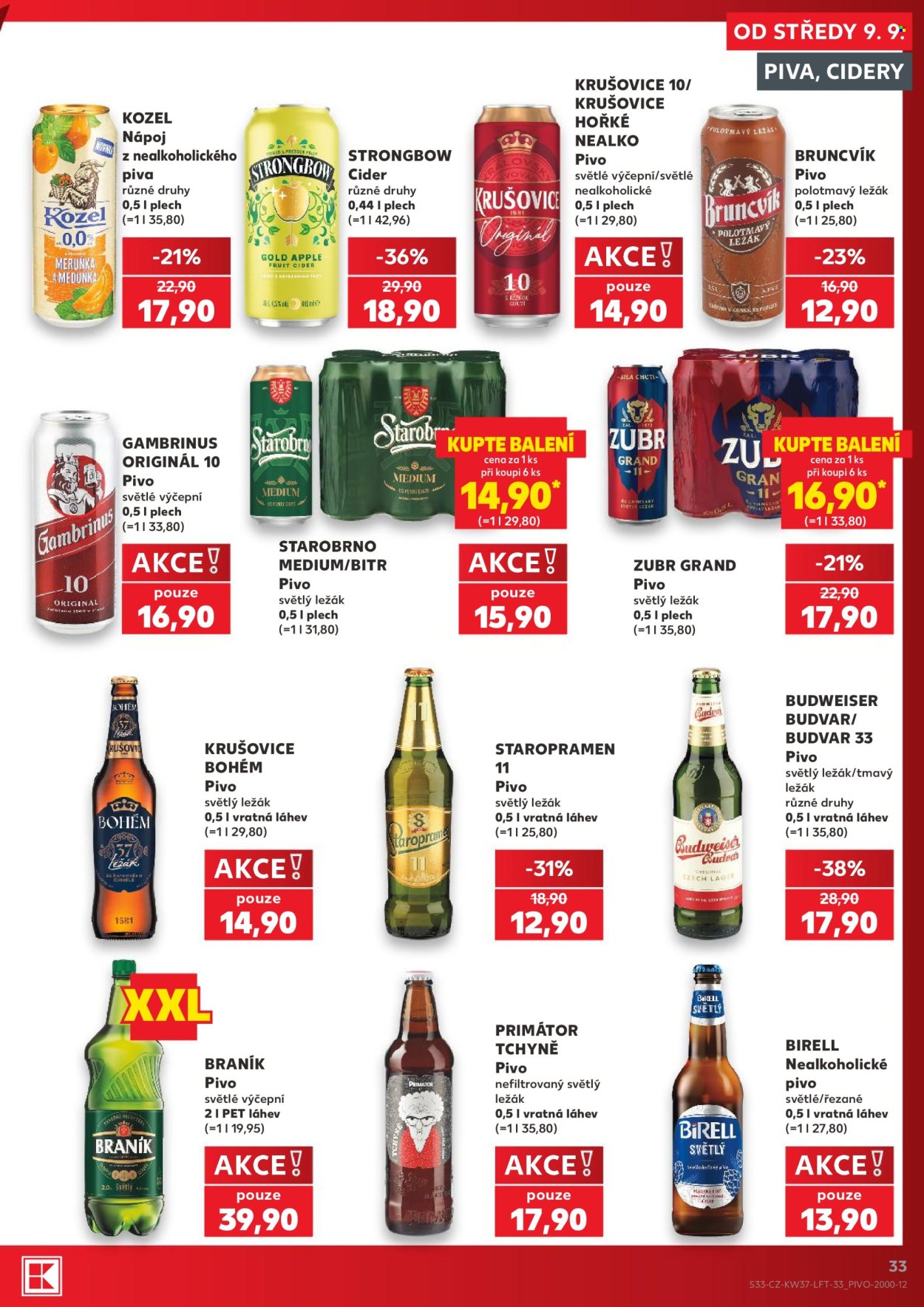 Leták Kaufland - 9.9.2026 - 15.9.2026. Strana 33