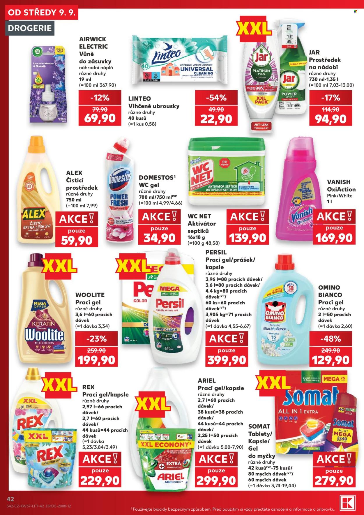 Leták Kaufland - 9.9.2026 - 15.9.2026. Strana 42