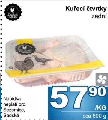 Kuřecí čtvrtky zadní