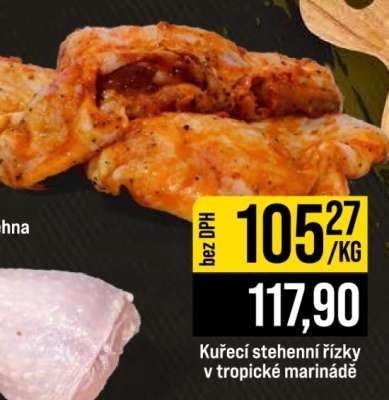 Kuřecí stehenní řízky v tropické marinádě