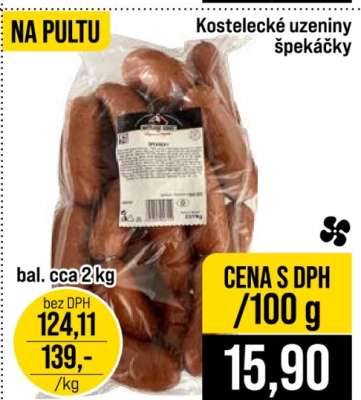 KOSTELECKÉ UZENINY ŠPEKÁČKY
