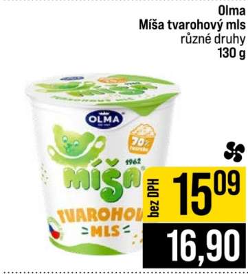 Olma Míša tvarohový mls