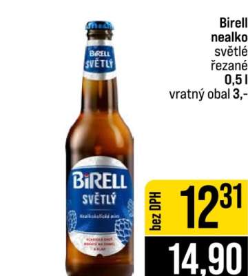 Birell nealko světlé