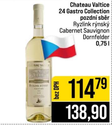 Chateau Valtice 24 Gastro Collection pozdní sběr