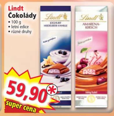 Lindt Čokolády
