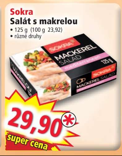 Sokra Salát s makrelou