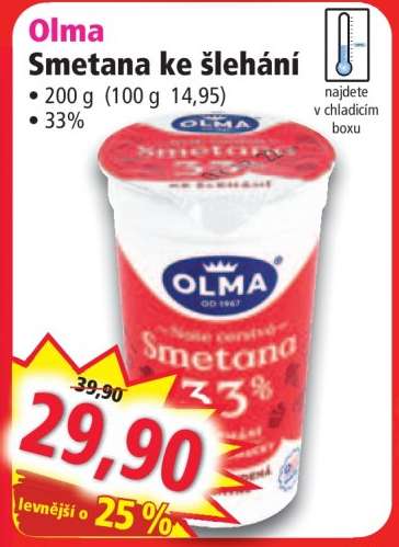 Olma Smetana ke šlehání