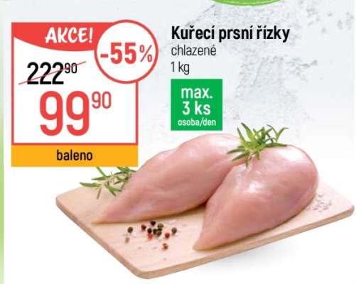 Kuřecí prsí řízky