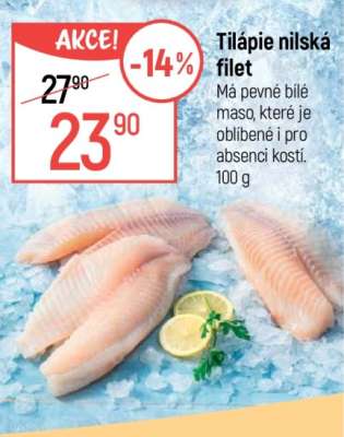 TILÁPIE NILSKÁ FILET