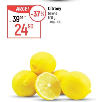 CITRONY balené |