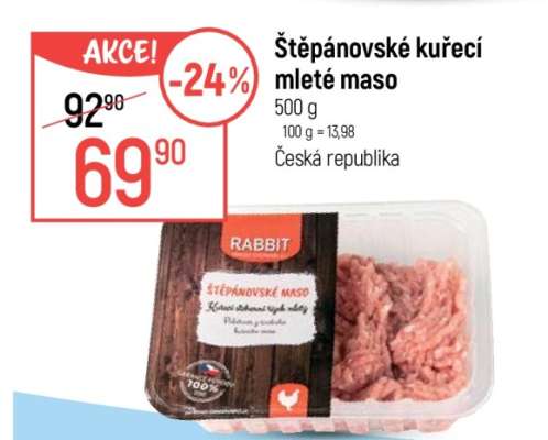 Štěpánovské kuřecí mleté maso