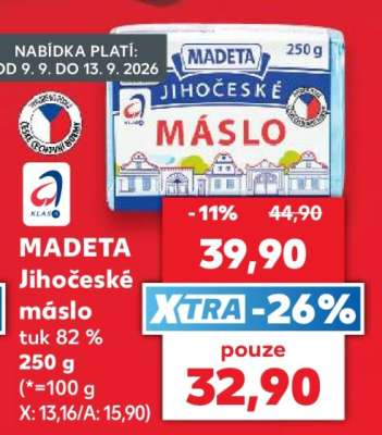 Madeta Jihočeské máslo