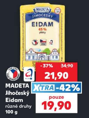 Madeta Jihočeský eidam