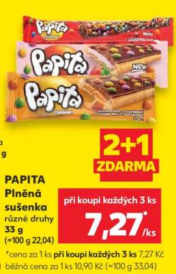 PAPITA Plněná sušenka