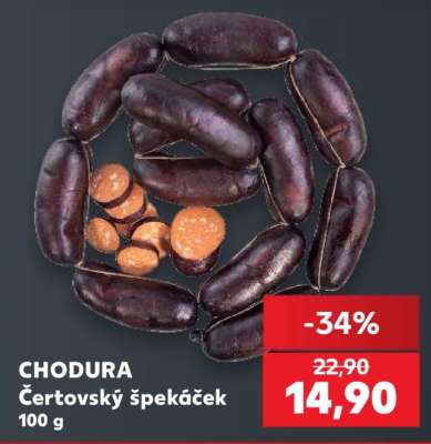 CHODURA Čertovský špekáček 100 g