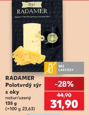 RADAMER Polotvrdý sýr s oky