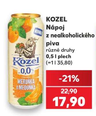 KOZEL Nápoj z nealkoholického piva
