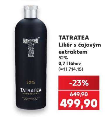 TATRATEA Likér s čajovým extraktem
