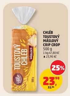 Chléb toustový máslový Crip Crop