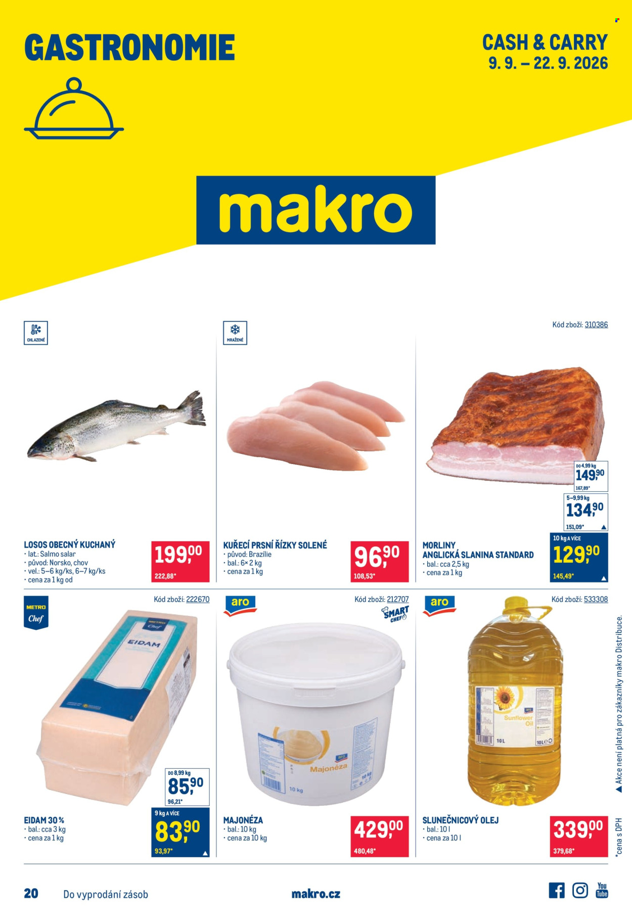 Leták MAKRO - 9.9.2026 - 22.9.2026. Strana 1