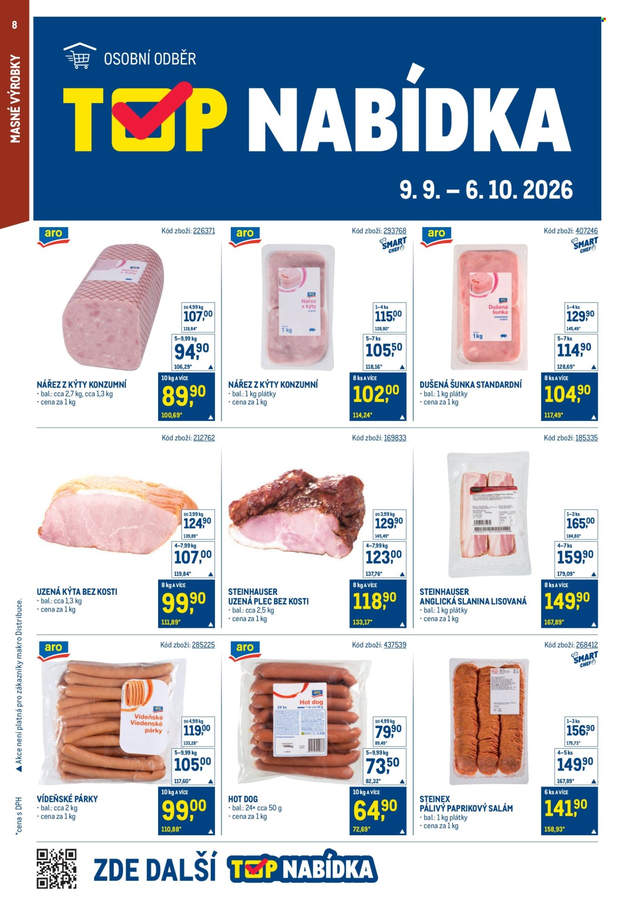 Leták MAKRO - 9.9.2026 - 22.9.2026. Strana 8