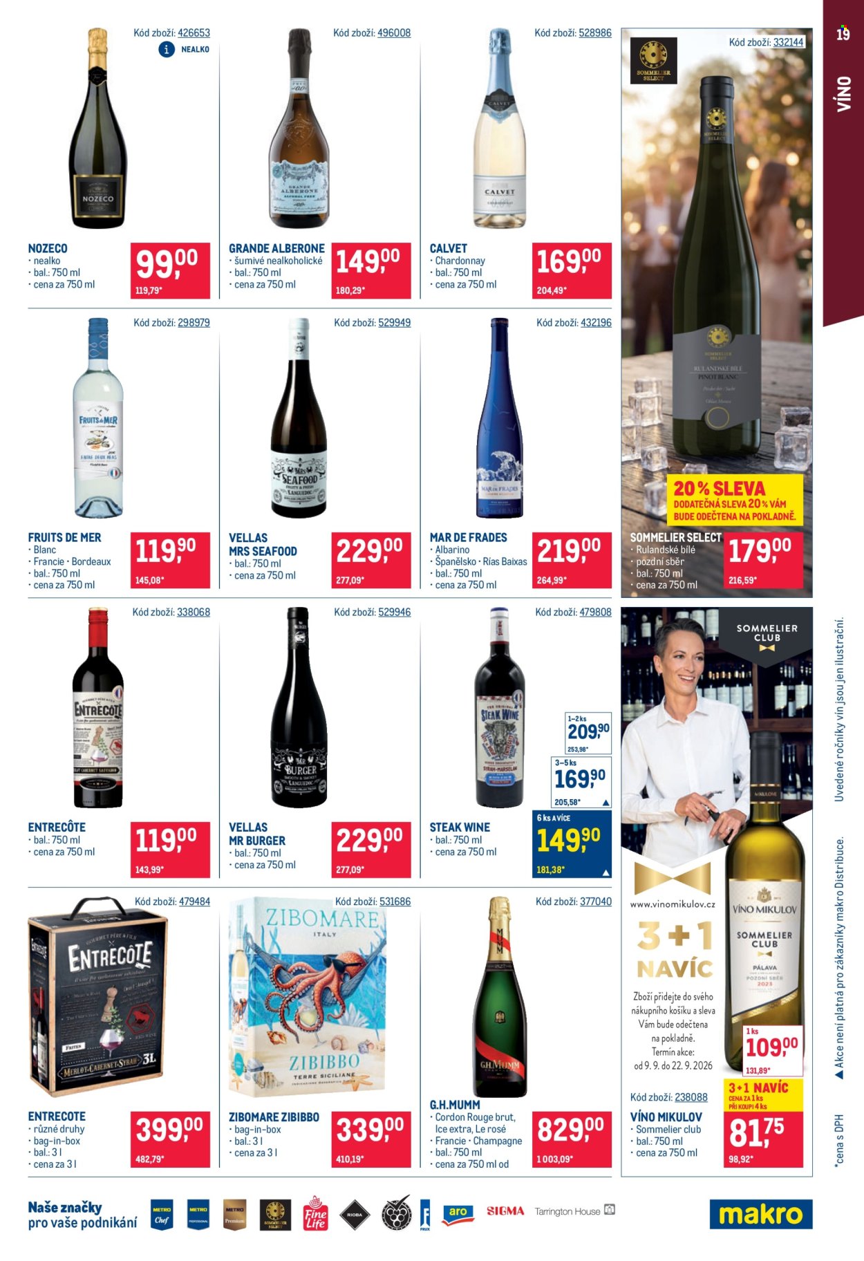 Leták MAKRO - 9.9.2026 - 22.9.2026. Strana 19