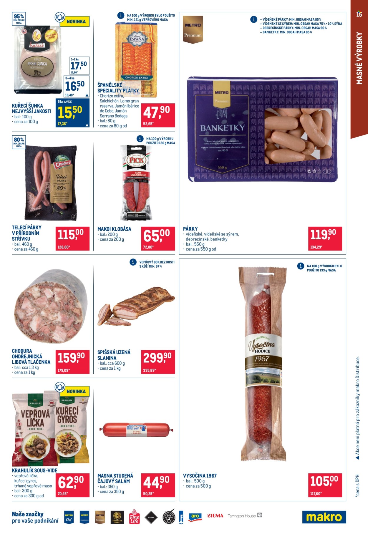 Leták MAKRO - 9.9.2026 - 22.9.2026. Strana 15