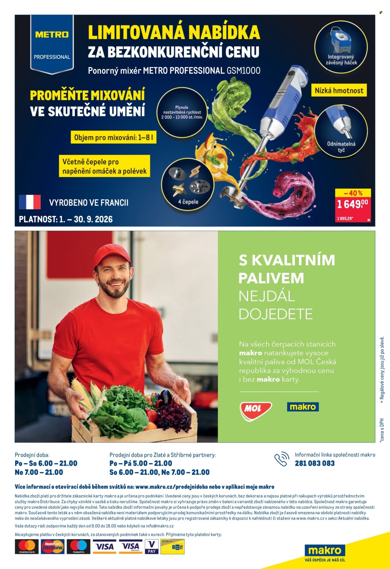 Leták MAKRO - 9.9.2026 - 22.9.2026. Strana 26