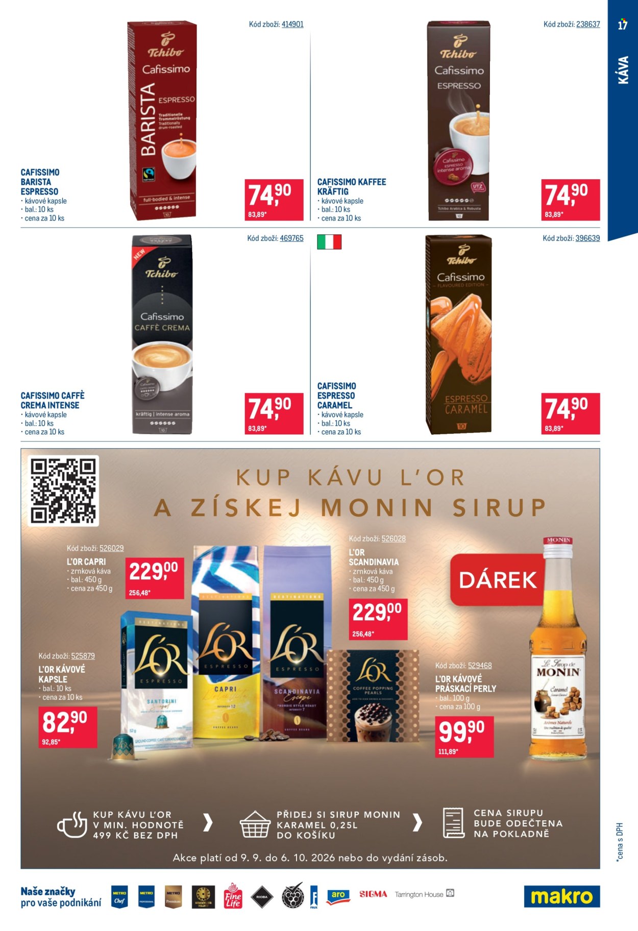Leták MAKRO - 9.9.2026 - 6.10.2026. Strana 17