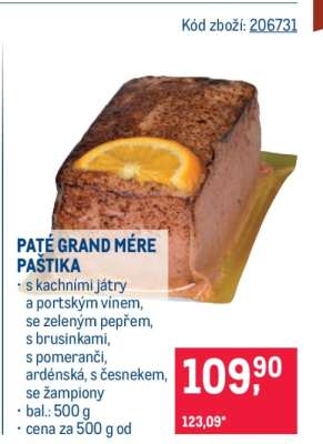 PATÉ GRAND MÉRE PAŠTIKA