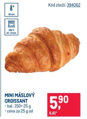 MINI MÁSLOVÝ CROISSANT