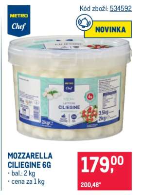 MOZZARELLA CILIEGINE 6G