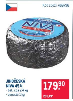 Jihočeská niva 45%