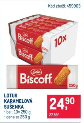 LOTUS KARAMELOVÁ SUŠENKA